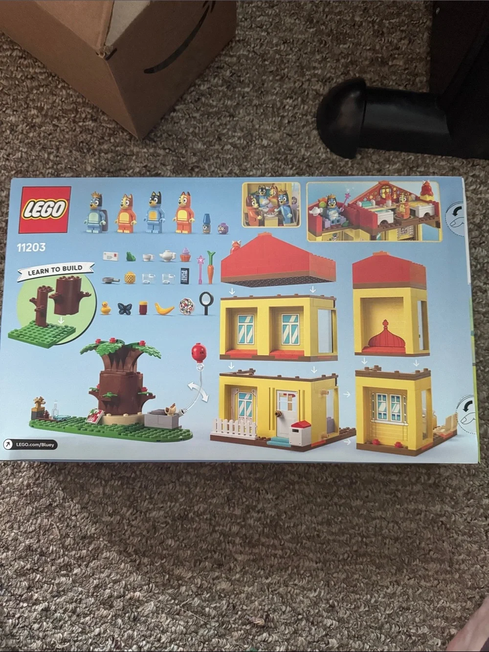 LEGO Bluey Family House Building Set - Yellow, Blue, Red